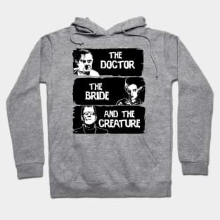 The doctor, the bride and the creature Hoodie